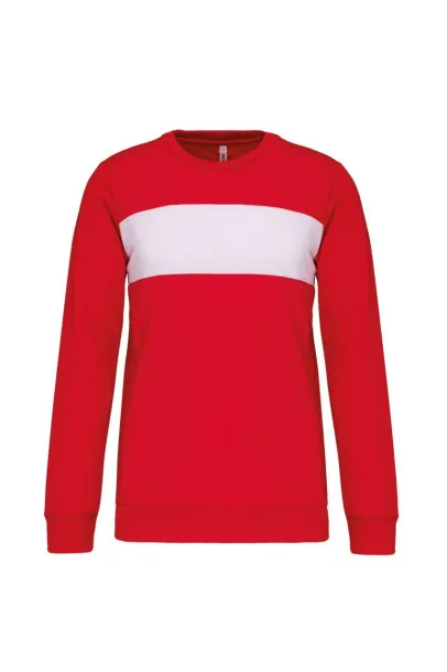  KIDS' POLYESTER SWEATSHIRT - Proact Sporty Red White