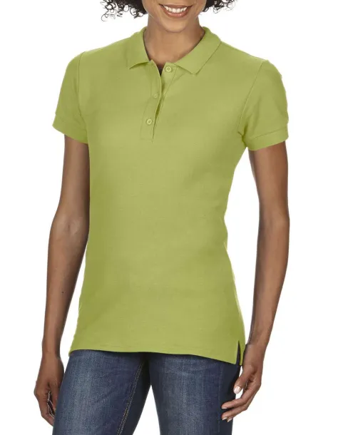  PREMIUM COTTON® LADIES' DOUBLE PIQUÉ POLO - Gildan Kiwi