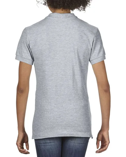  PREMIUM COTTON® LADIES' DOUBLE PIQUÉ POLO - Gildan Ideal Oxford Grey