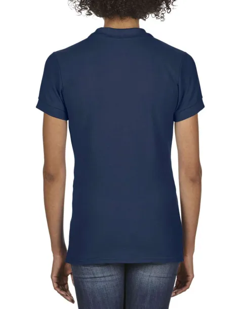  PREMIUM COTTON® LADIES' DOUBLE PIQUÉ POLO - Gildan Navy