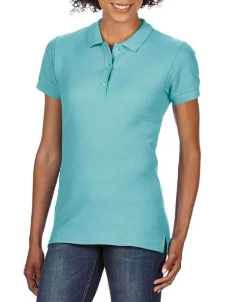  PREMIUM COTTON® LADIES' DOUBLE PIQUÉ POLO - Gildan Chalky Mint