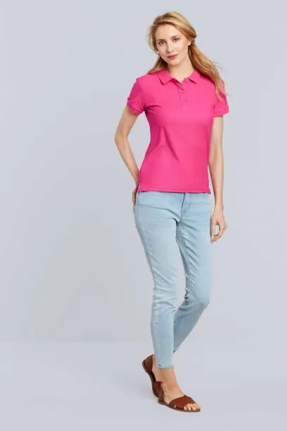  PREMIUM COTTON® LADIES' DOUBLE PIQUÉ POLO - Gildan Flo Blue