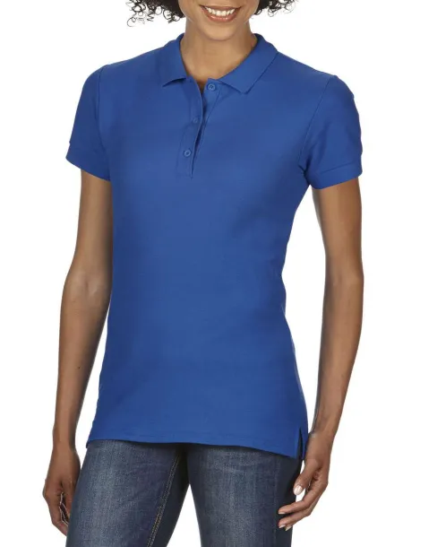  PREMIUM COTTON® LADIES' DOUBLE PIQUÉ POLO - Gildan Royal