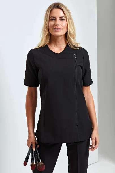 ‘CAMELLIA’ ‘CAMELLIA’ BEAUTY AND SPA TUNIC - Premier Black Hot Pink
