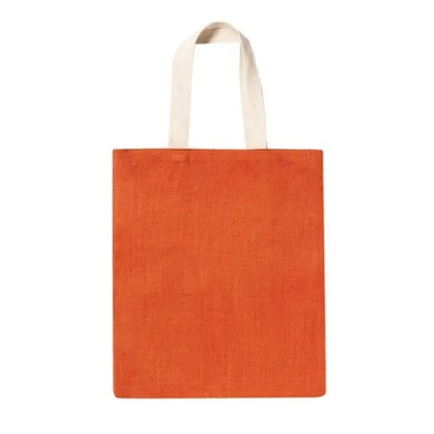  Jute shopping bag orange