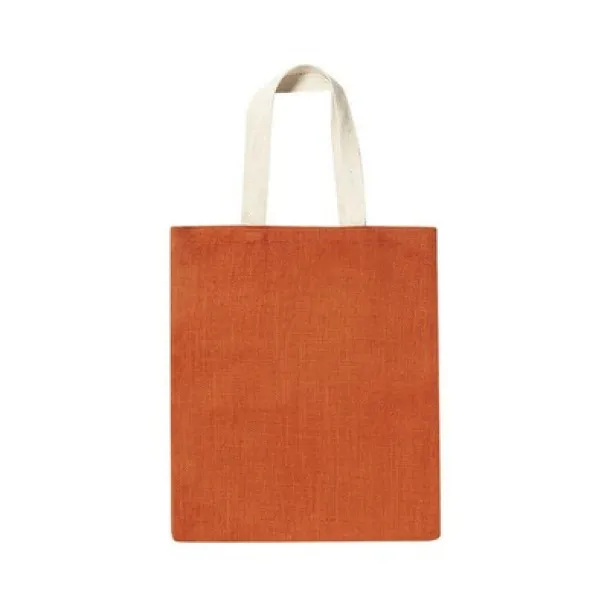  Jute shopping bag orange