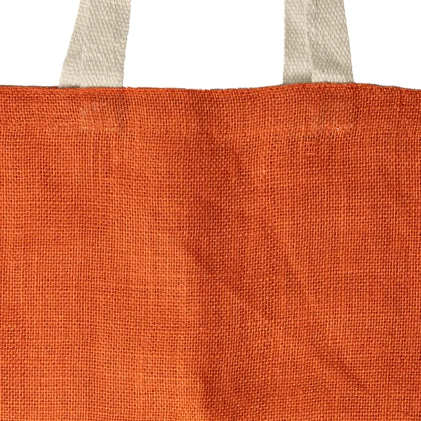  Jute shopping bag orange