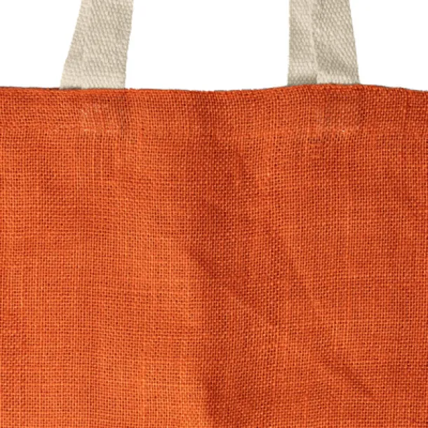  Jute shopping bag orange