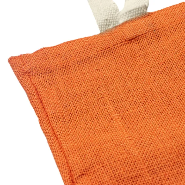  Jute shopping bag orange