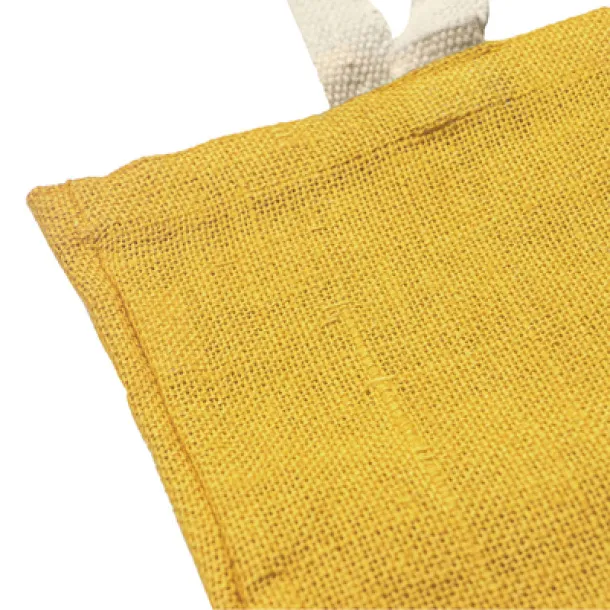  Jute shopping bag yellow