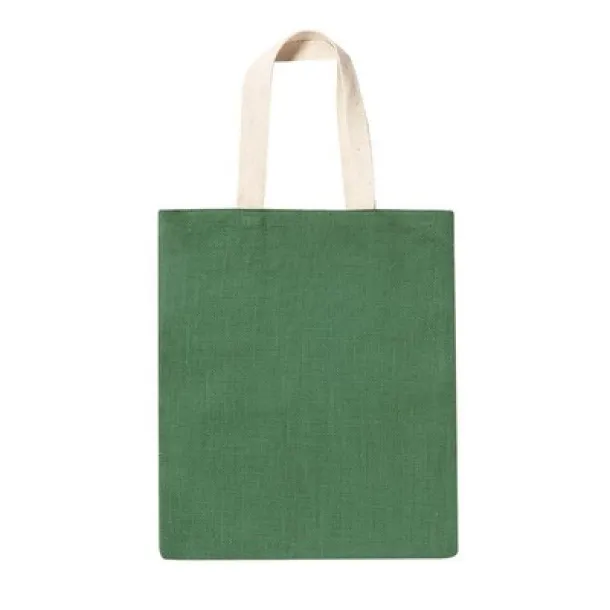  Jute shopping bag light green