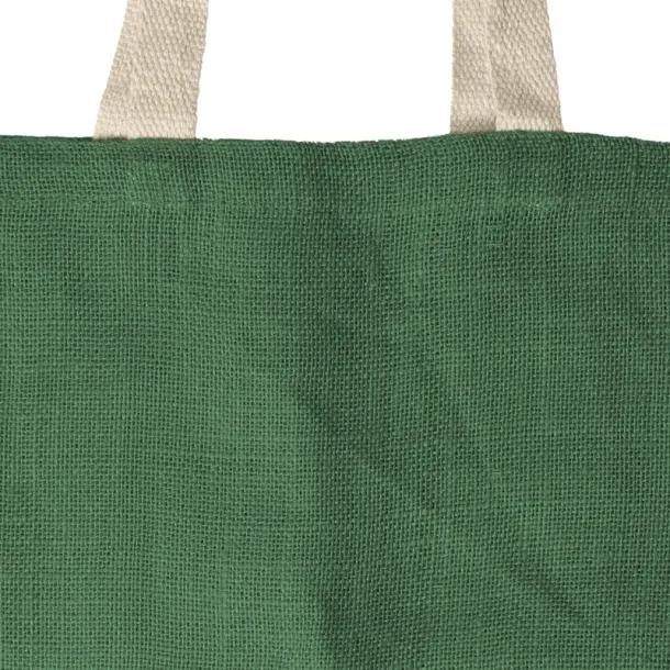  Jute shopping bag light green