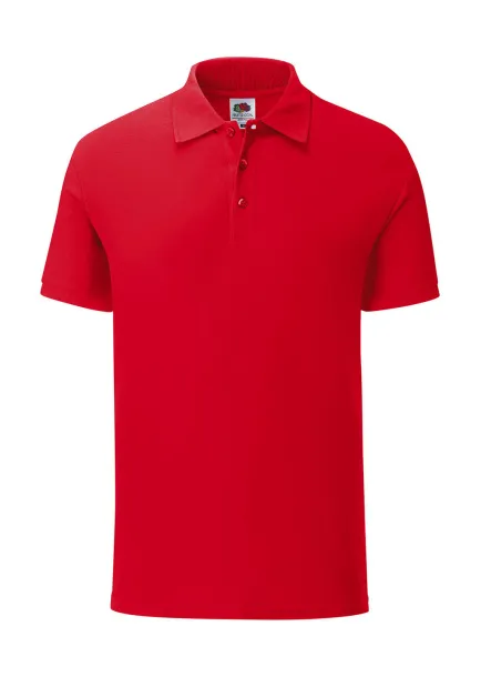  65/35 Tailored Fit Polo - Fruit of the Loom Crvena