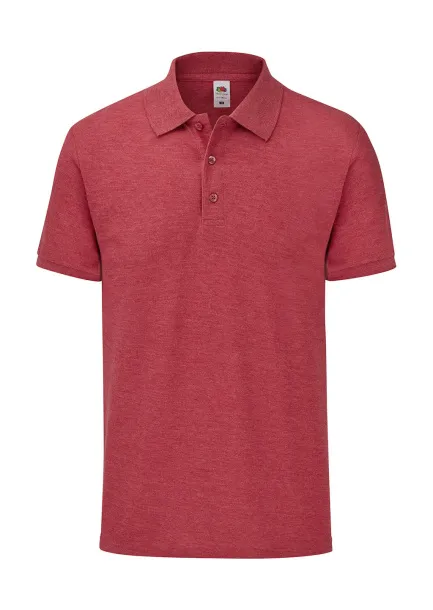  Polo majica od mješavine poliestera i pamuka, 180 g/m² - Fruit of the Loom Heather Red