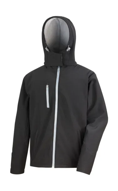  TX Performance Hooded Softshell Jacket - Result Core Black Siva