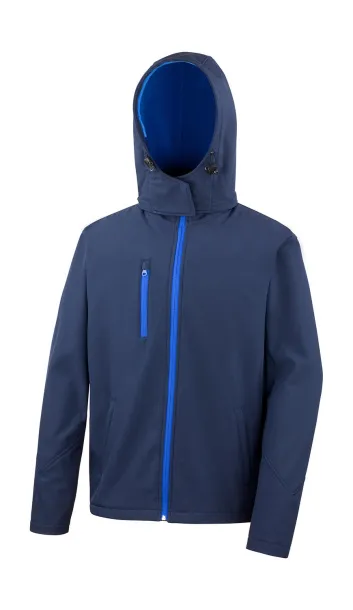  TX Performance Hooded Softshell Jacket - Result Core Navy Royal