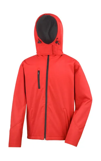  TX Performance Hooded Softshell Jacket - Result Core Crvena Black