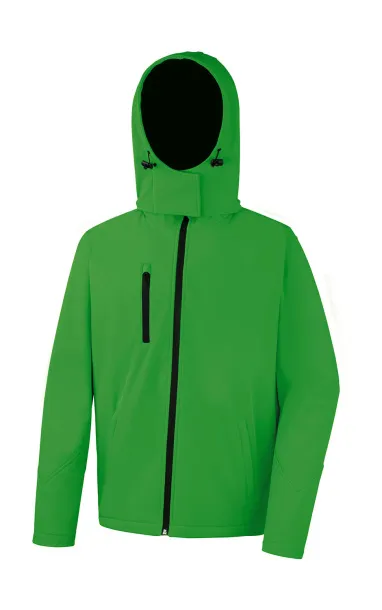  TX Performance Hooded Softshell Jacket - Result Core Vivid Green Black