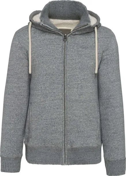  Vintage jakna od flisa, 350 g/m2 - Kariban Slub Grey Heather