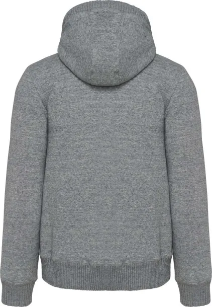  Vintage jakna od flisa, 350 g/m2 - Kariban Slub Grey Heather