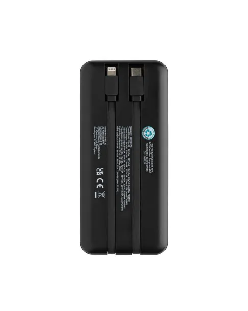  Gridley laptop prijenosna baterija od RCS rplastike - 65 W, 20 000 mAh - XD Collection Crna