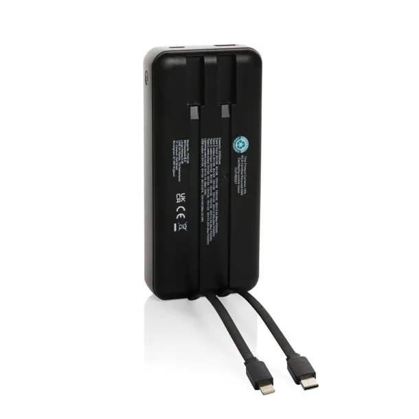  Gridley laptop prijenosna baterija od RCS rplastike - 65 W, 20 000 mAh - XD Collection Crna