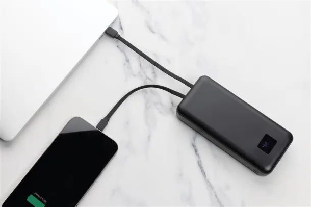  Gridley laptop prijenosna baterija od RCS rplastike - 65 W, 20 000 mAh - XD Collection Crna