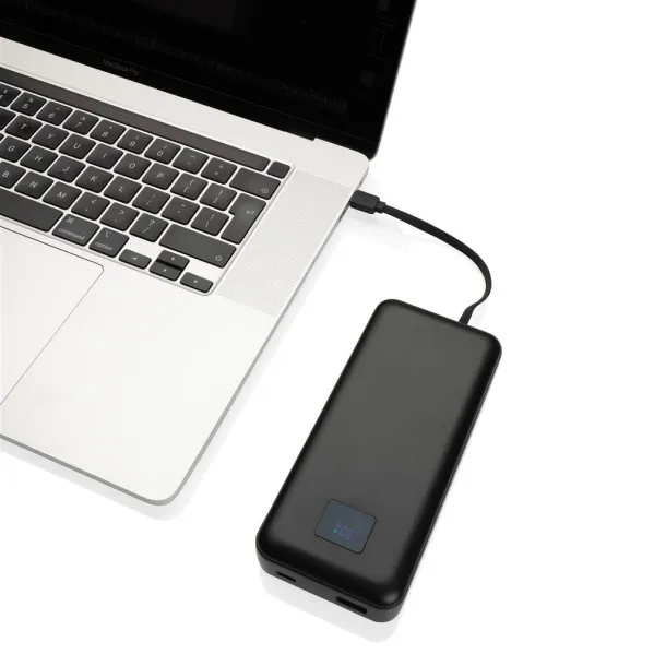  Gridley laptop prijenosna baterija od RCS rplastike - 65 W, 20 000 mAh - XD Collection Crna