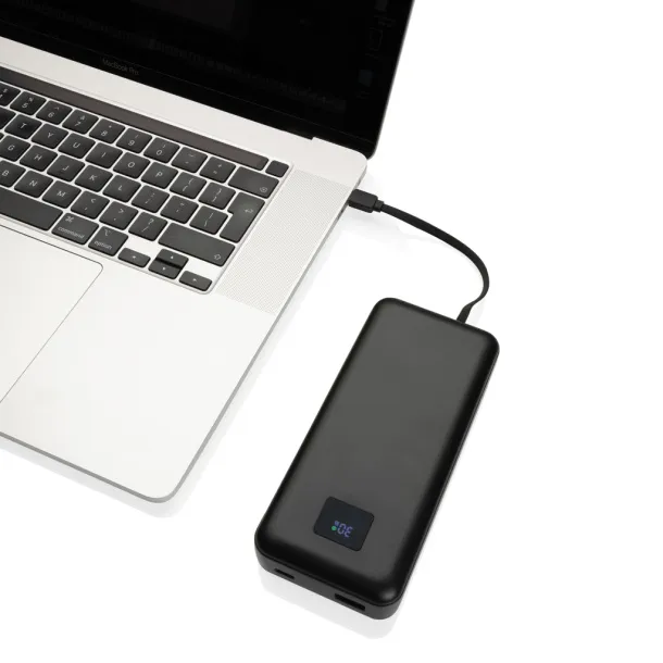  Gridley laptop prijenosna baterija od RCS rplastike - 65 W, 20 000 mAh - XD Collection Crna