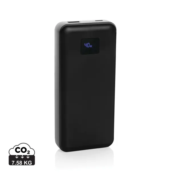  Gridley laptop prijenosna baterija od RCS rplastike - 65 W, 20 000 mAh - XD Collection Crna
