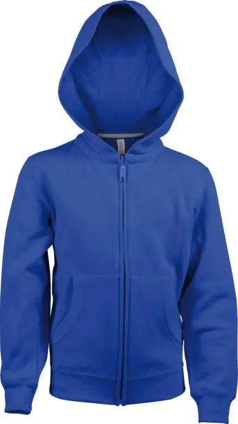  Dječja hoodica s patentnim zatvaračem, 300 g/m2 - Kariban Light Royal Blue