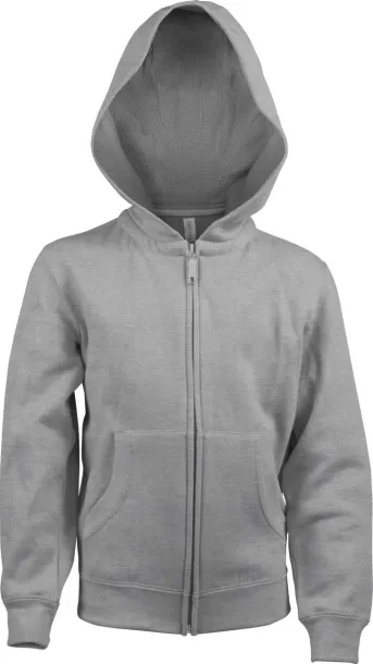  Dječja hoodica s patentnim zatvaračem, 300 g/m2 - Kariban Oxford Grey