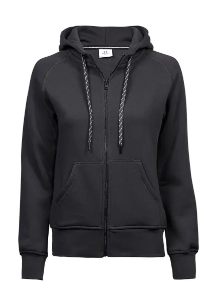  Ženski hoodie s patentnim zatvaračem, 310 g/m² - Tee Jays Tamno siva