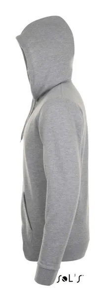SOL'S STONE Unisex hoodica s patentom, 260 g/m2 - SOL'S Grey Melange