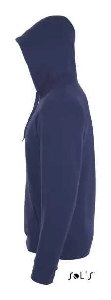 SOL'S STONE Unisex hoodica s patentom, 260 g/m2 - SOL'S French Navy