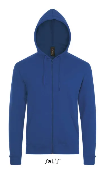SOL'S STONE Unisex hoodica s patentom, 260 g/m2 - SOL'S Kraljevski plava