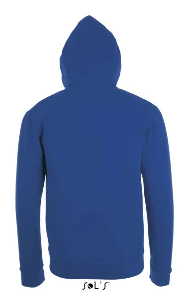 SOL'S STONE Unisex hoodica s patentom, 260 g/m2 - SOL'S Kraljevski plava