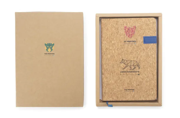  Notebook  with USB flash drive 16 GB, A5 Nebaski plava