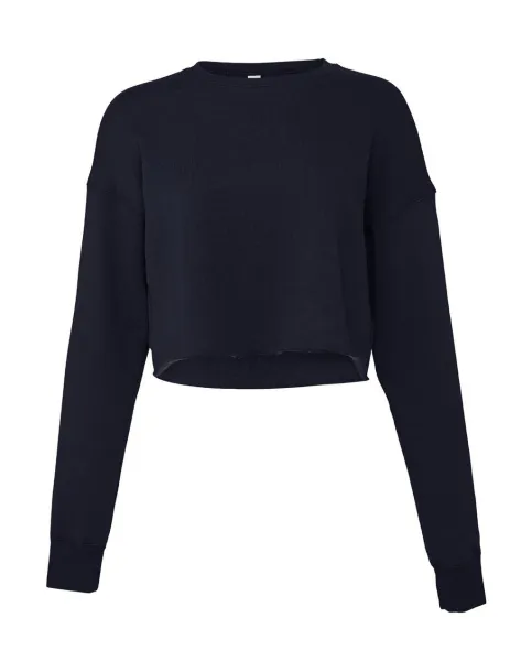  Women's Cropped Crew Fleece - Bella+Canvas Navy