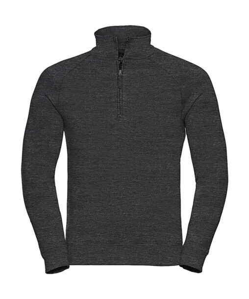  Muška majica s 1/4 patentnim zatvaračem, 255 g/m² - Russell  Grey Marl
