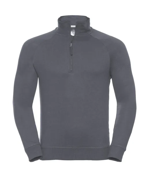  Muška majica s 1/4 patentnim zatvaračem, 255 g/m² - Russell  Convoy Grey