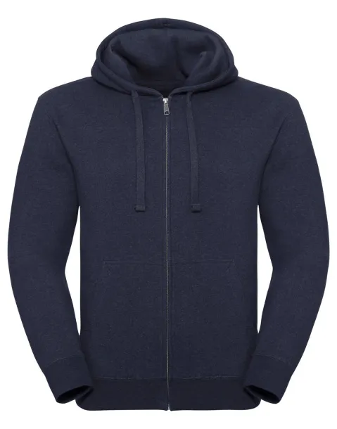  Men's Authentic Melange Zipped Hood Sweat - Russell 