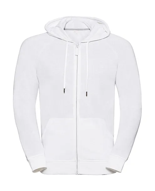  Muški hoodie s patentnim zatvaračem, 255 g/m² - Russell  Bijela
