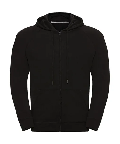  Muški hoodie s patentnim zatvaračem, 255 g/m² - Russell  Crna