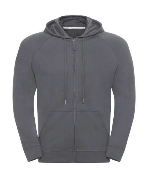  Muški hoodie s patentnim zatvaračem, 255 g/m² - Russell  Convoy Grey