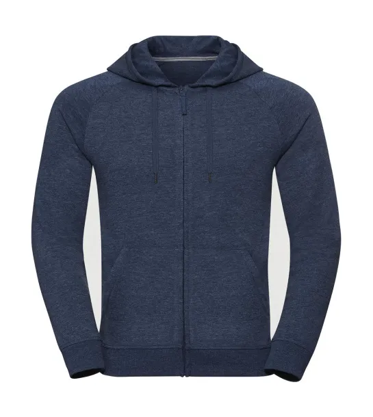  Muški hoodie s patentnim zatvaračem, 255 g/m² - Russell  Bright Navy Marl