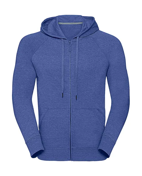  Men's HD Zipped Hood Sweat - Russell  Blue Marl