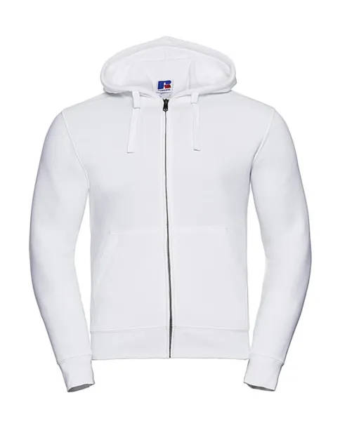  Men's Authentic Zipped Hood - Russell  Bijela