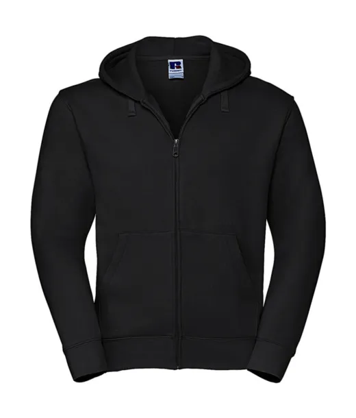  Men's Authentic Zipped Hood - Russell  Black