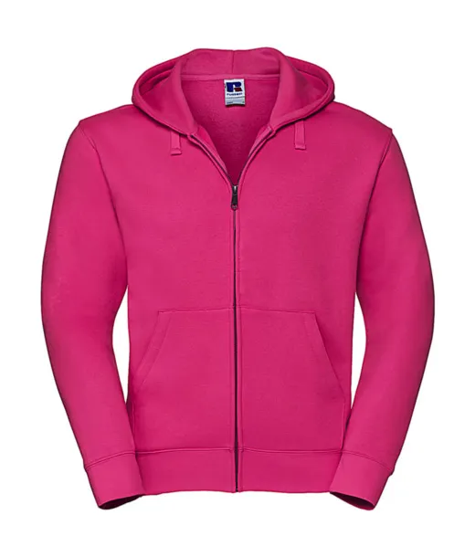 Muški hoodie s patentnim zatvaračem, 280 g/m² - Russell  Fuchsia